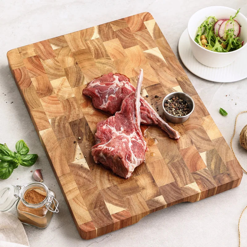 Acacia Wood Cutting Board – Double-Sided & Water-Resistant