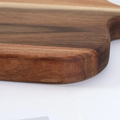 Wooden Cutting & Serving Board with Handle – Charcuterie & Cheese Platter