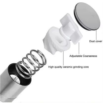2-in-1 Salt & Pepper Grinder – Manual Ceramic Dual Mill