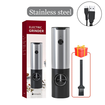USB Electric Salt & Pepper Grinder – Adjustable Coarseness