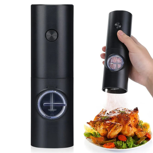 Electric Salt & Pepper Grinder – Battery Powered with Adjustable Coarseness
