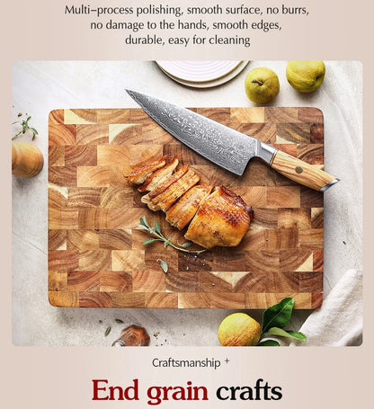 Acacia Wood Cutting Board – Double-Sided & Water-Resistant