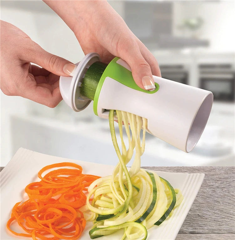 Creative vegetable spiral slicer spaghetti noodle machine spiral funnel shredder vegetable cutter grater