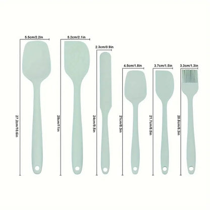 6-Piece Silicone Spatula Set