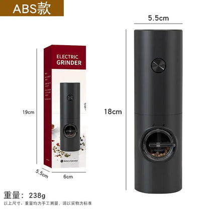 Electric Salt & Pepper Grinder – Battery Powered with Adjustable Coarseness