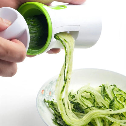 Creative vegetable spiral slicer spaghetti noodle machine spiral funnel shredder vegetable cutter grater