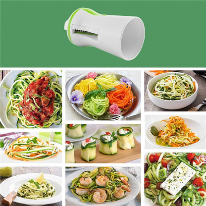 Creative vegetable spiral slicer spaghetti noodle machine spiral funnel shredder vegetable cutter grater