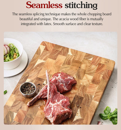 Acacia Wood Cutting Board – Double-Sided & Water-Resistant