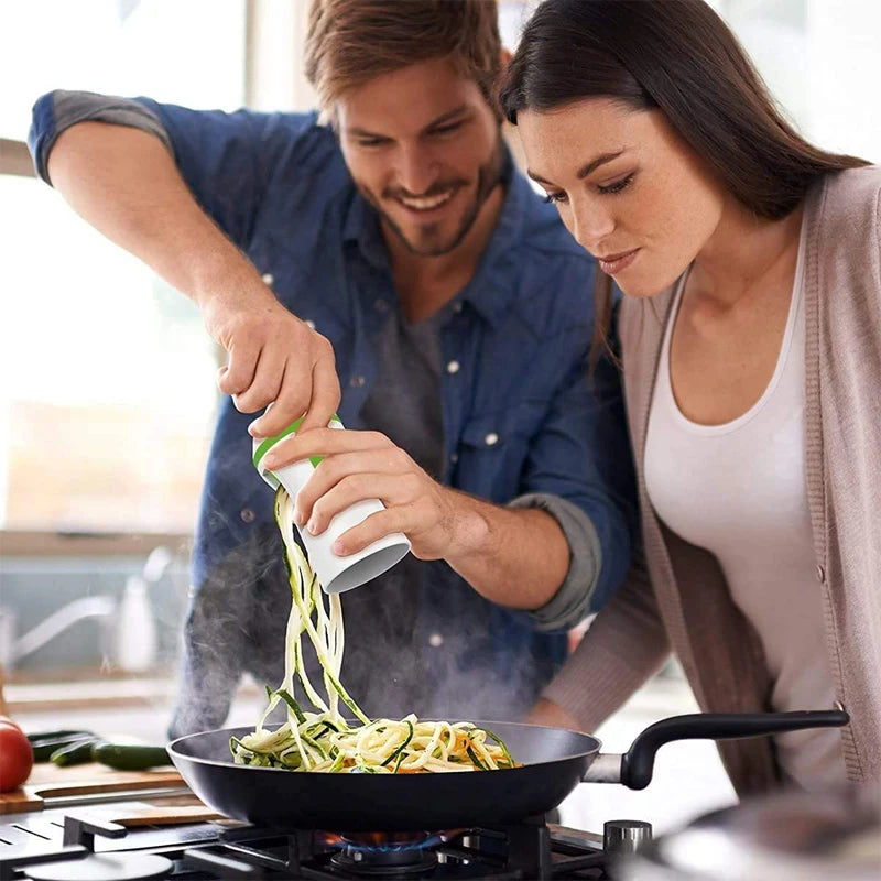 Creative vegetable spiral slicer spaghetti noodle machine spiral funnel shredder vegetable cutter grater