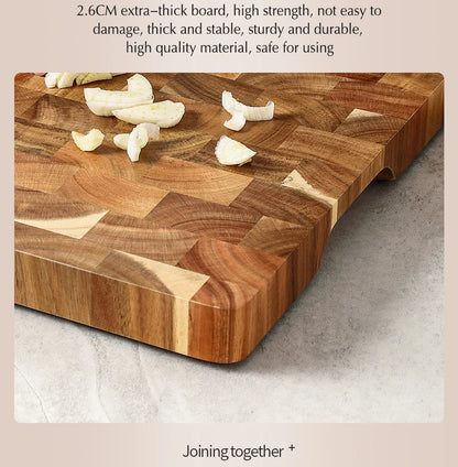 Acacia Wood Cutting Board – Double-Sided & Water-Resistant
