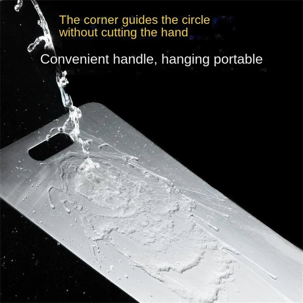 Double-Sided Stainless Steel Cutting Board – Thick & Multi-Purpose