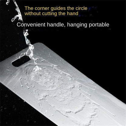 Double-Sided Stainless Steel Cutting Board – Thick & Multi-Purpose
