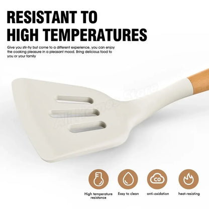 12-Piece Silicone Cooking Utensils Set
