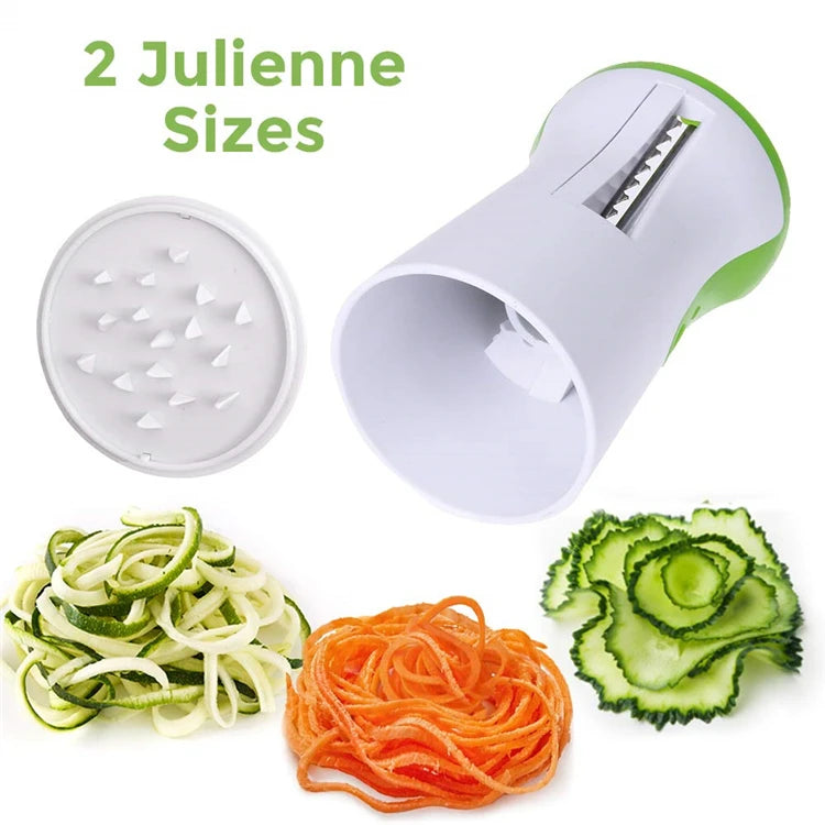 Creative vegetable spiral slicer spaghetti noodle machine spiral funnel shredder vegetable cutter grater