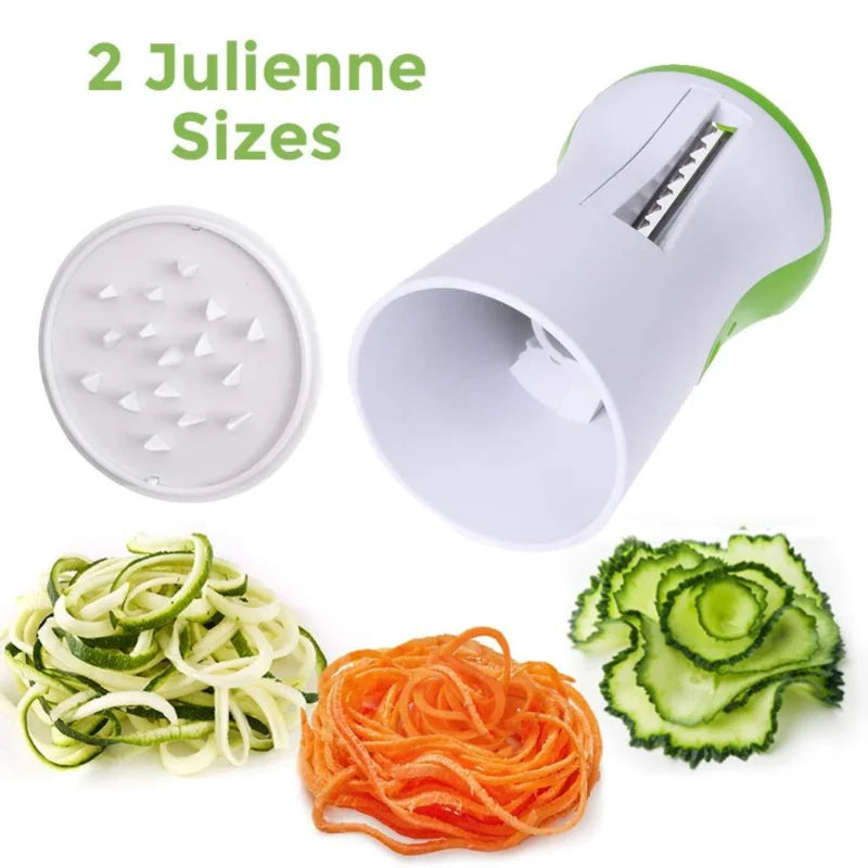 Creative vegetable spiral slicer spaghetti noodle machine spiral funnel shredder vegetable cutter grater