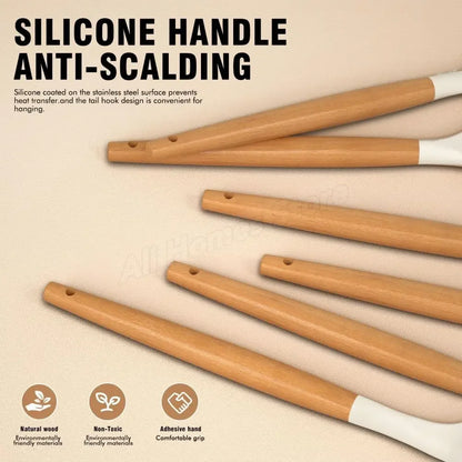 12-Piece Silicone Cooking Utensils Set