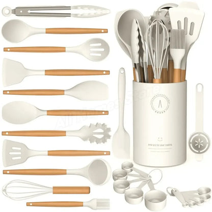 12-Piece Silicone Cooking Utensils Set